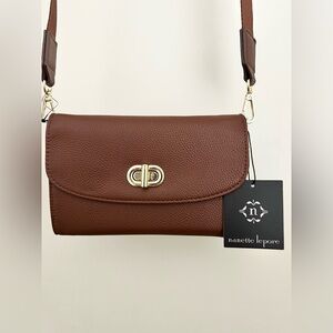NWT- Nanette Lepore Elegant Brown Crossbody Bag